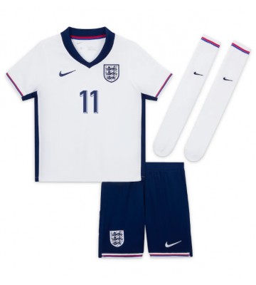 England Phil Foden #11 Hjemmebanetrøje Børn EM 2024 Kortærmet (+ Korte bukser)